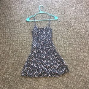 Button-Down Floral Dress